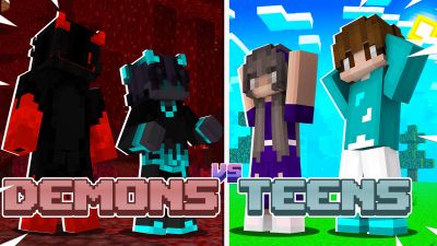 Demons vs Teens on the Minecraft Marketplace by BLOCKLAB Studios