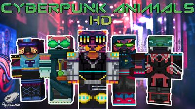 Cyberpunk Animals HD on the Minecraft Marketplace by Appacado