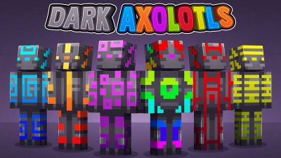 Dark Axolotls on the Minecraft Marketplace by 57Digital