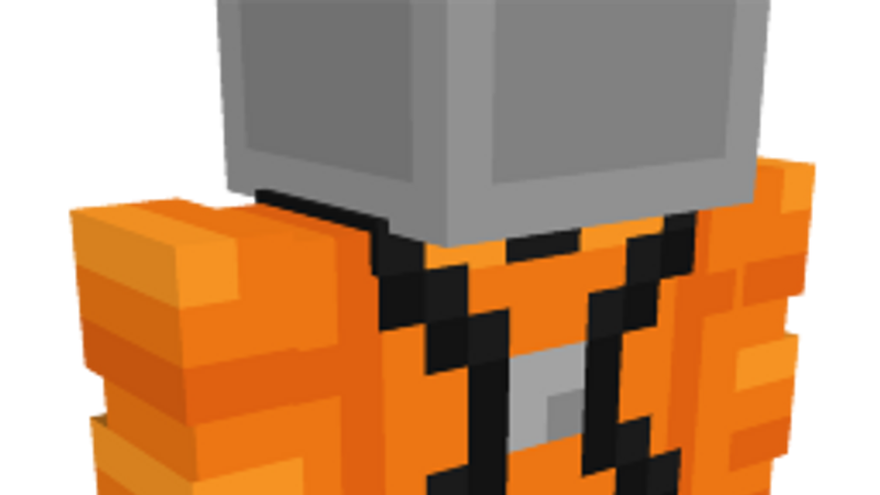 Hazmat Suit Orange on the Minecraft Marketplace by Kreatik Studios