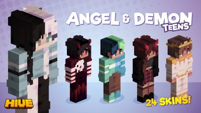 Angel  Demon Teens on the Minecraft Marketplace by The Hive